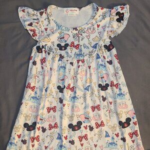 LaLeePop Clothing Disney Character Dress Size 2XL